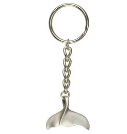 Marine Sports Mfg. Key Chain Pewter Whale Tail