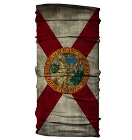 Born of Water Born of Water Neck Gaiter Grungy Florida Flag