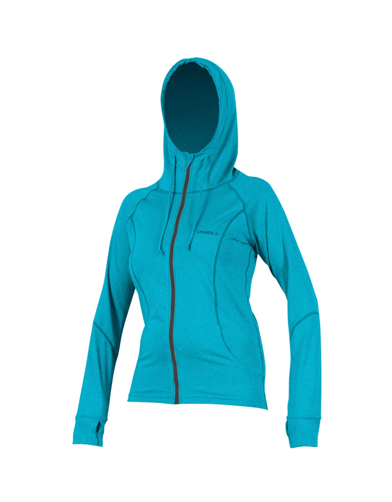 O'Neill O'Neill Womens Hybrid LS Zip Hoodie