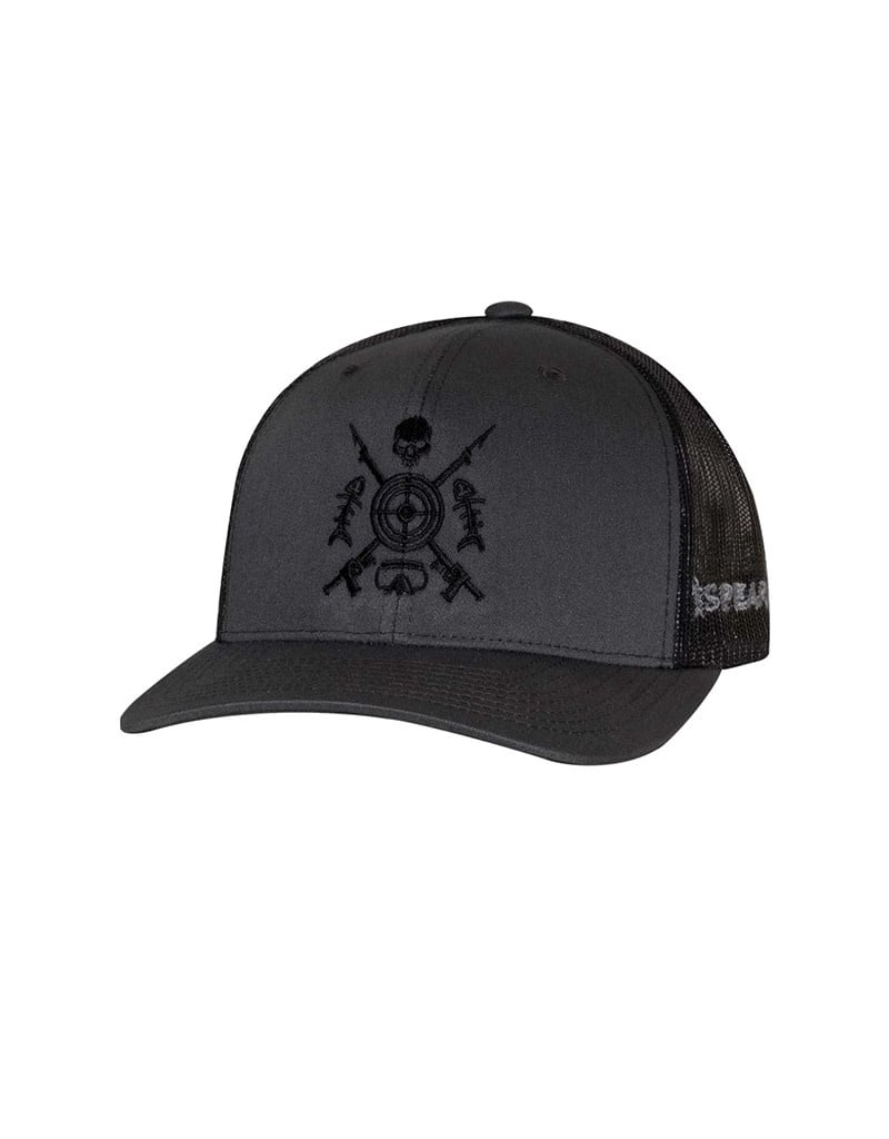 Born of Water Born of Water Speared Bullseye Hat -Charcoal/Black