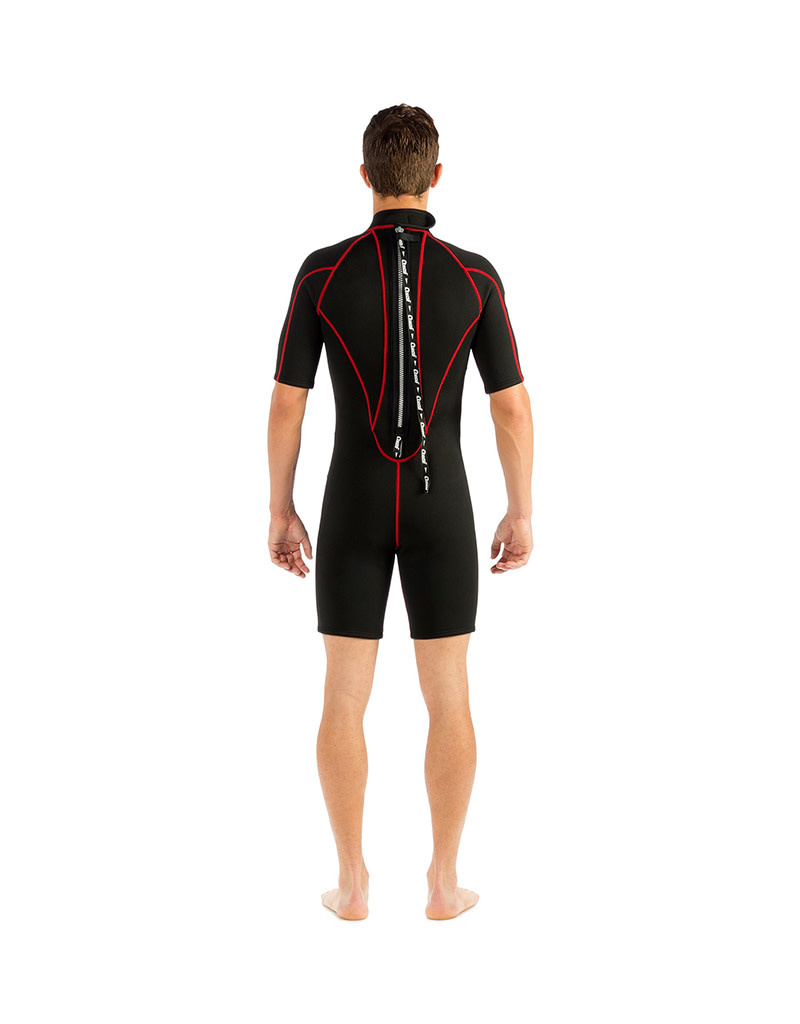 Waterproof Mens 2.5mm Shorty Wetsuit 