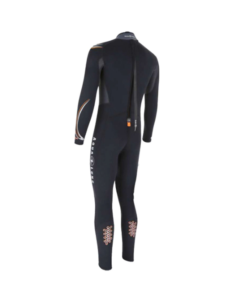 AquaLung Aqua Lung Mens Dive Wetsuit 5.5 Blk/Org