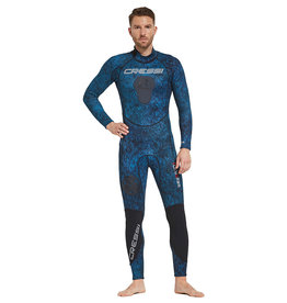 Cressi Cressi Tokugawa 3mm Mens Mono Wetsuit Blue Camo