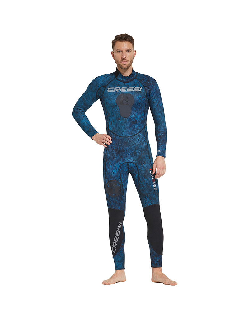 3mm Spearfishing Wetsuits for Men CR Fabric Super Stretch Neoprene