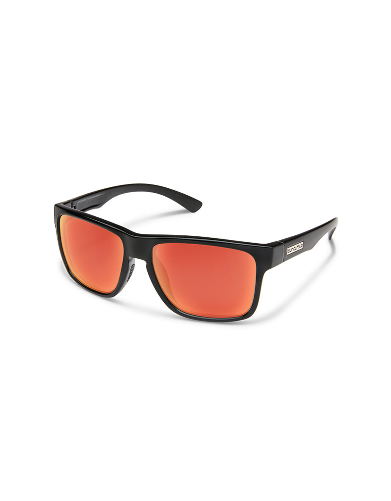 Suncloud Suncloud Rambler Black Polarized Red Mirror