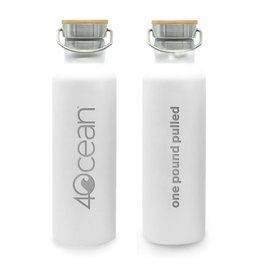 4Ocean 4Ocean Reusable Bottle White