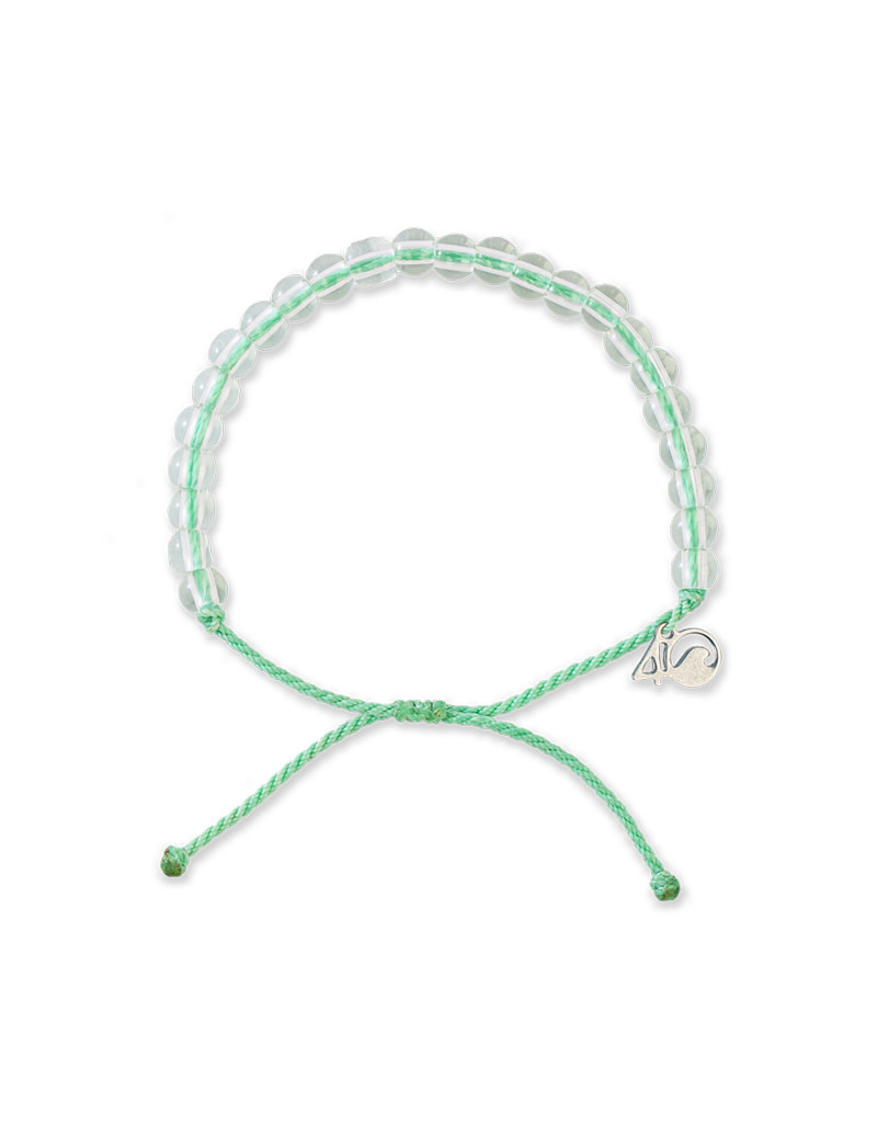 4Ocean 4Ocean Loggerhead Sea Turtle Beaded Bracelet Seafoam Green