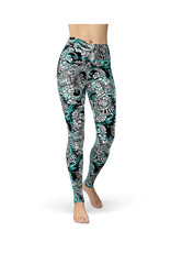 Spacefish Army Spacefish Army Leggings Electric Blue Octofloral