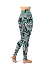 Spacefish Army Spacefish Army Leggings Electric Blue Octofloral