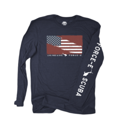 The Duck Company The Duck Co Dive America Tri-Blend LS