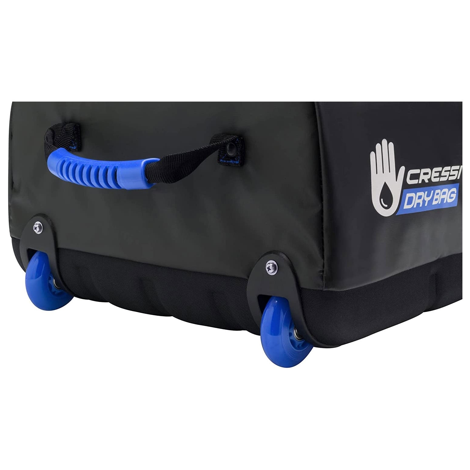 Cressi Tuna Dry Wheel Bag - Black/Blue