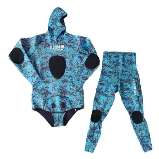 Ocean Blue 1.5mm Wetsuit | Spearfishing Wetsuit | Freediving Wetsuit (Small)