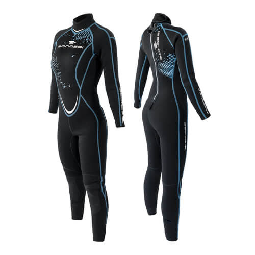 Cressi Tokugawa 3mm Mens Mono Wetsuit Blue Camo