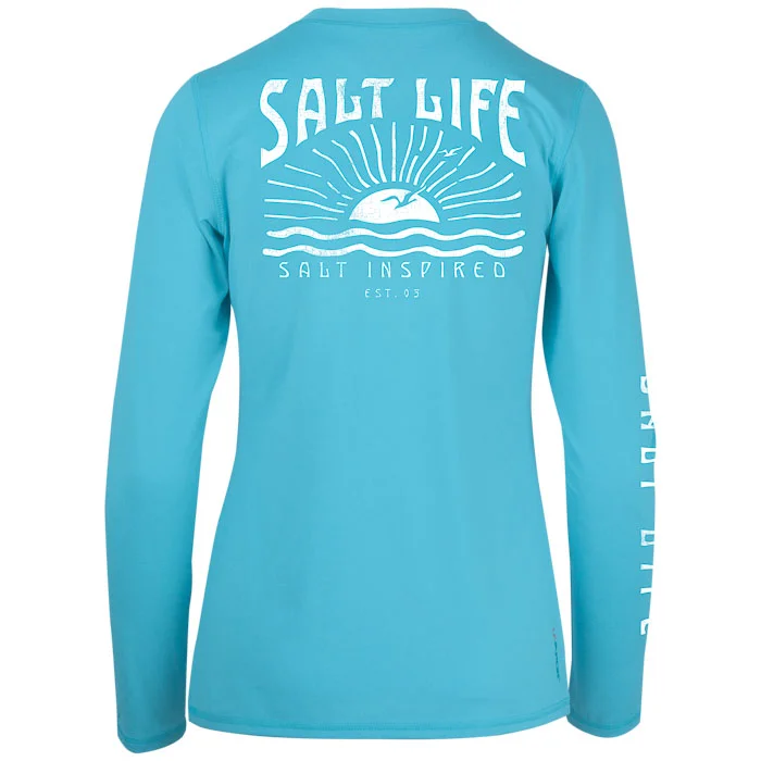 Salt Life Endless Palms SLX UVapor Performance Long-Sleeve T-Shirt for  Ladies
