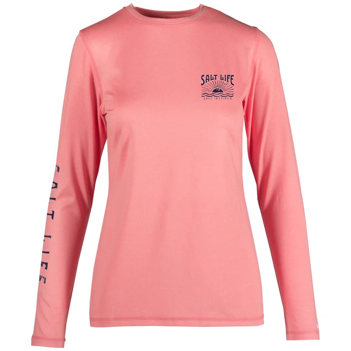 Mens Americana Performance Salt Life Long Sleeve T-Shirt