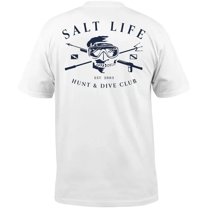 Salt Life Badge Snapback Trucker Hat - Est. 2003 - Fish Dive Surf