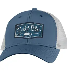 Saltlife LLC Salt Life Aqua Badge Snapback Hat