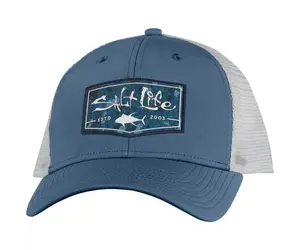 Saltlife LLC Salt Life Aqua Badge Snapback Hat
