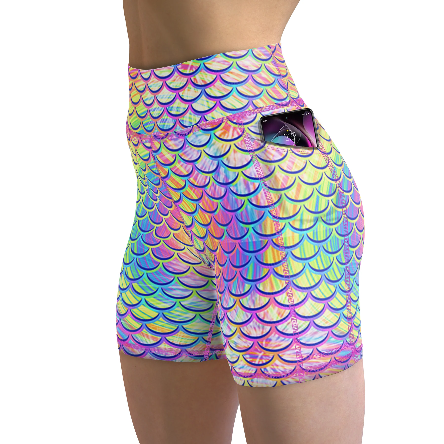 Spacefish Army Spacefish Army Psychedelic Mermaid Shorts