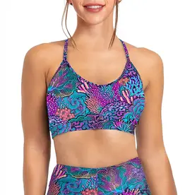 Spacefish Army Spacefish Army Coral Kaleidoscope Bikini Sports Bra Hybrid