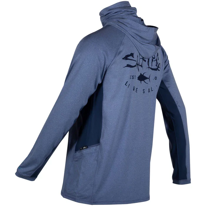 Saltlife LLC Salt Life Crosswinds Long Sleeve Hoodie