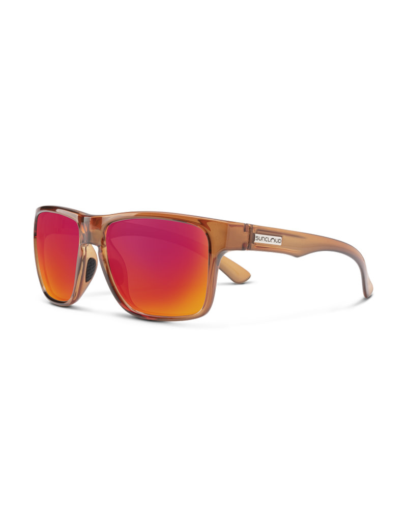 Suncloud Sunclound Rambler Crystal Amber Polarized Red Mirror Lens