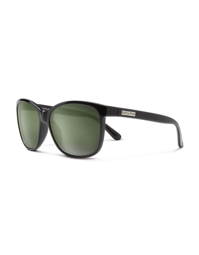 Suncloud Suncloud Sashay Black, Polarized Gray Green Lens