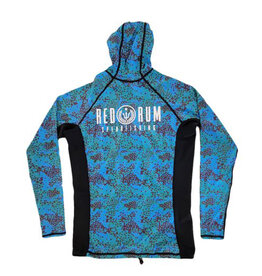 RedRum International Red Rum Spearfishing Rashguard AquaFleck Camo Blue