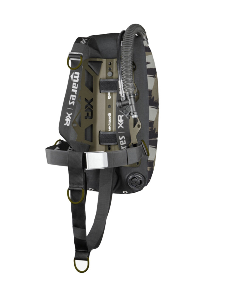 Mares Mares Tactical Green Single Backmount Set