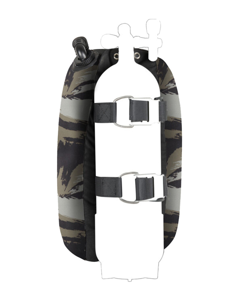Mares Mares Tactical Green Single Backmount Set
