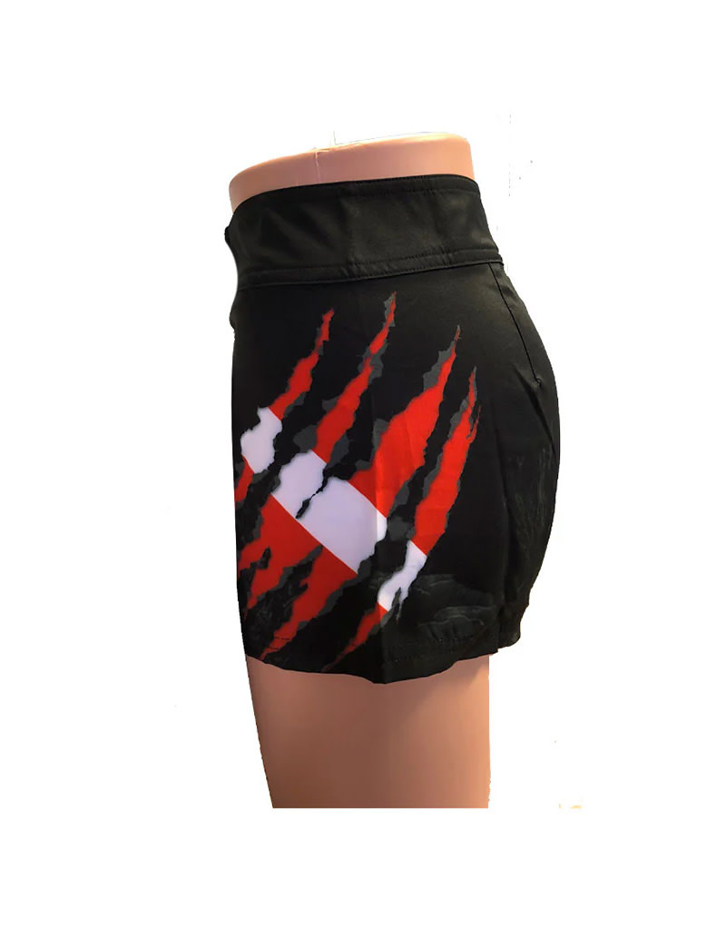 Sea Fear Sea Fear Womens Torn Flag Board Shorts