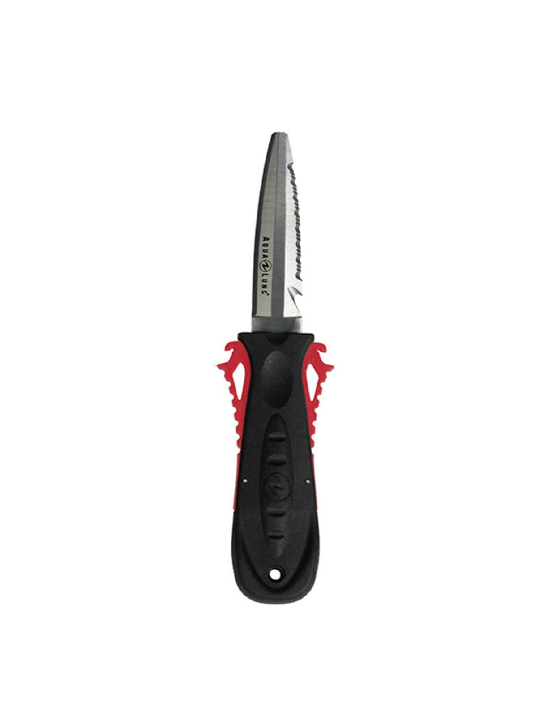AquaLung AquaLung Squeeze Lock Knife Blunt Tip Red