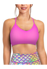 Spacefish Army Spacefish Army Sunset Pink Bikini Sports Bra