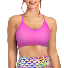 Spacefish Army Spacefish Army Sunset Pink Bikini Sports Bra