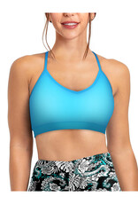 Spacefish Army Spacefish Army Bahama Blue Bikini Sports Bra