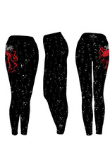 Sea Fear Sea Fear Red Octo Performance Leggings