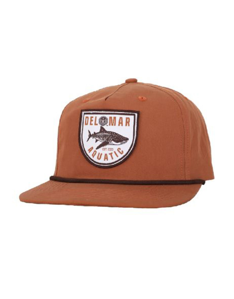 RedRum International Red Rum Del Mar Whale Shark Strapback Hat Brown