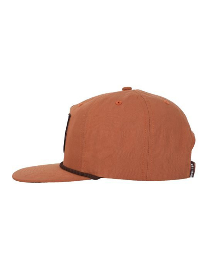 RedRum International Red Rum Del Mar Whale Shark Strapback Hat Brown