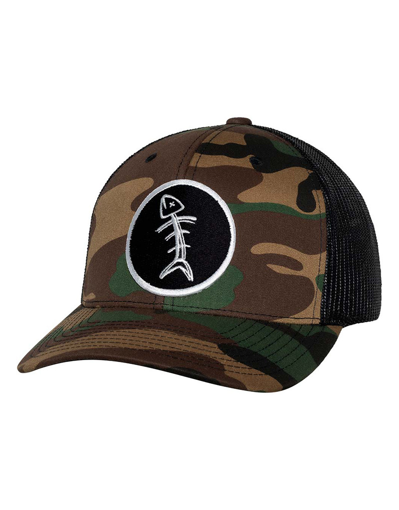Born of Water Speared Trucker Circular Patch Hat