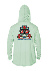 Grateful Diver Grateful Diver Sugar Skull UV Hoodie