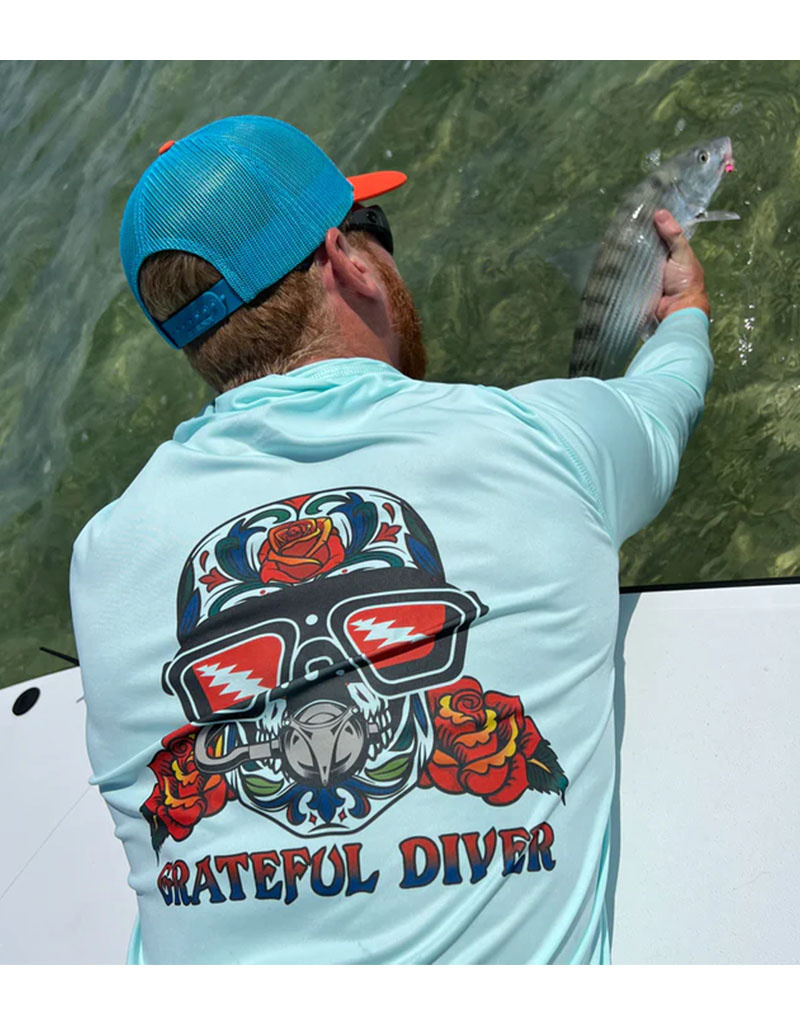 Grateful Diver Grateful Diver Sugar Skull UV Hoodie