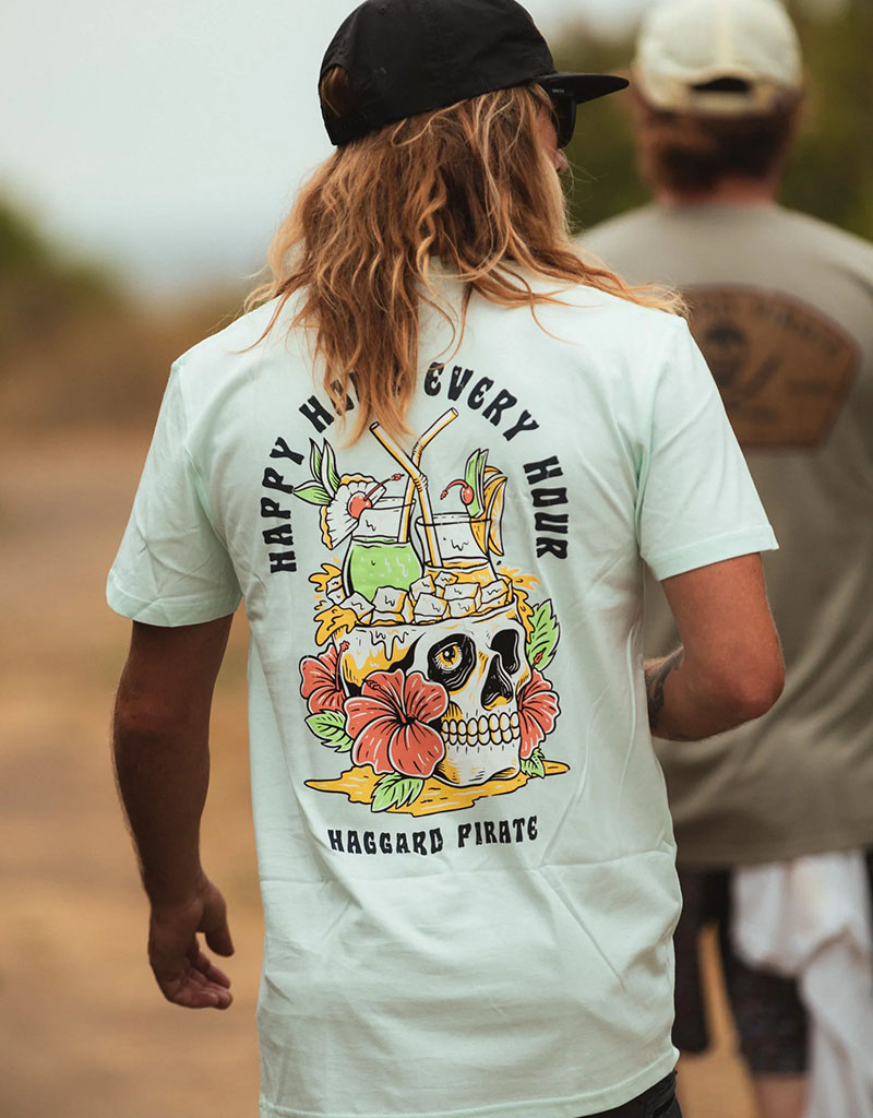 Haggard Pirate Haggard Pirate Happy Hour Tee