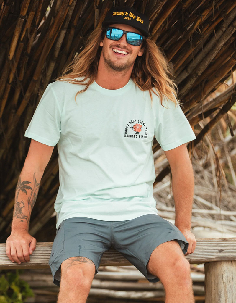 Haggard Pirate Haggard Pirate Happy Hour Tee