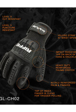 Riffe Riffe Holdfast Cut-Resistant Gloves w/ Velcro Strap