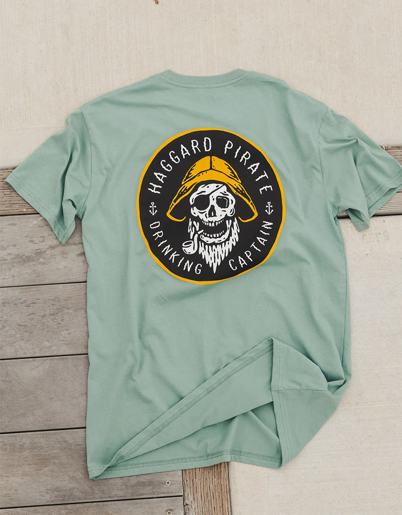 Haggard Pirate Haggard Pirate Drinking Captain Tee