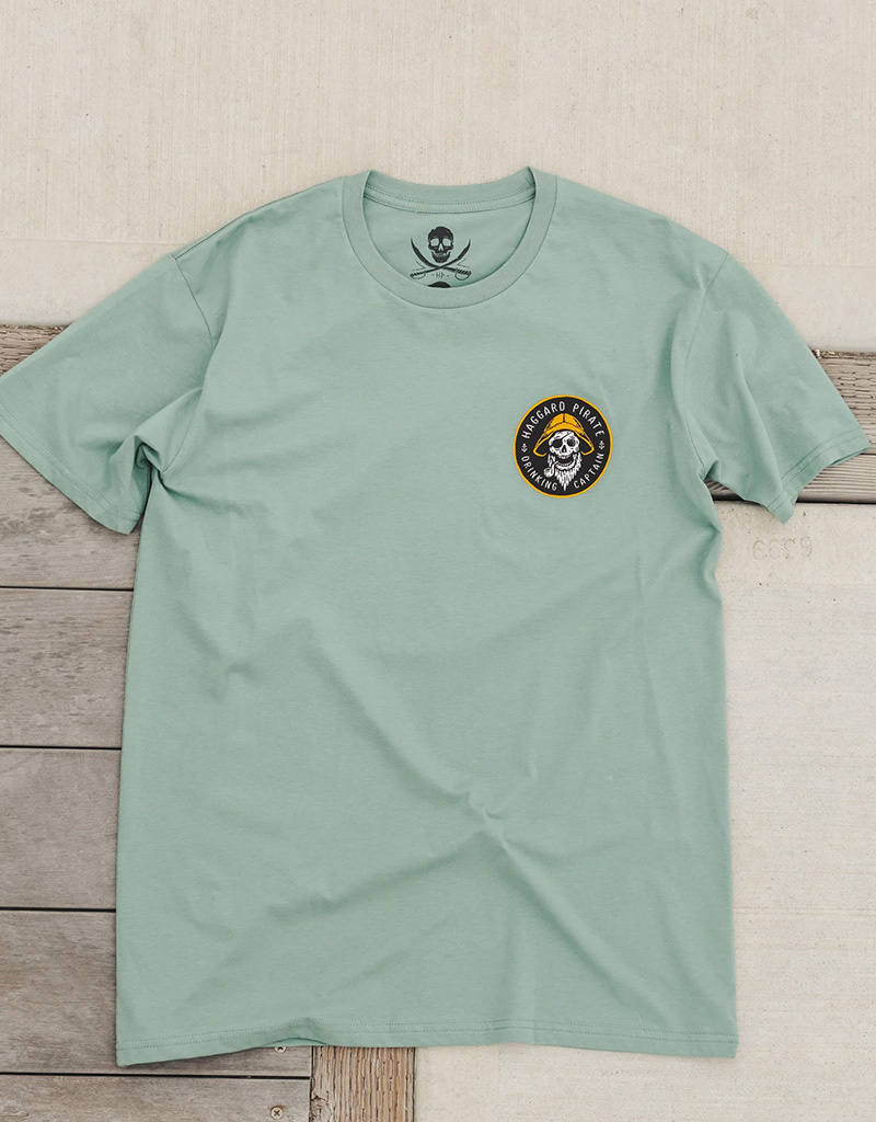 Haggard Pirate Haggard Pirate Drinking Captain Tee