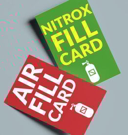 Force-E Scuba Centers Fill Card