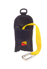Dive Rite Dive Rite Jon Line w/ Carabineer + Pouch - Black