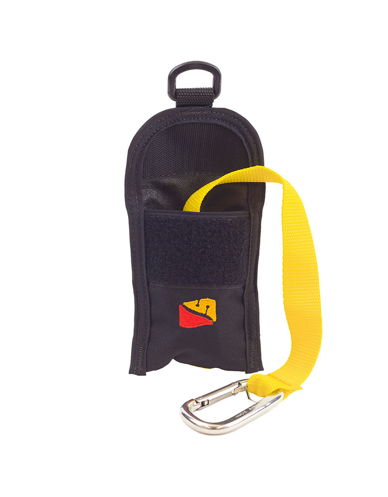 Dive Rite Dive Rite Jon Line w/ Carabineer + Pouch - Black