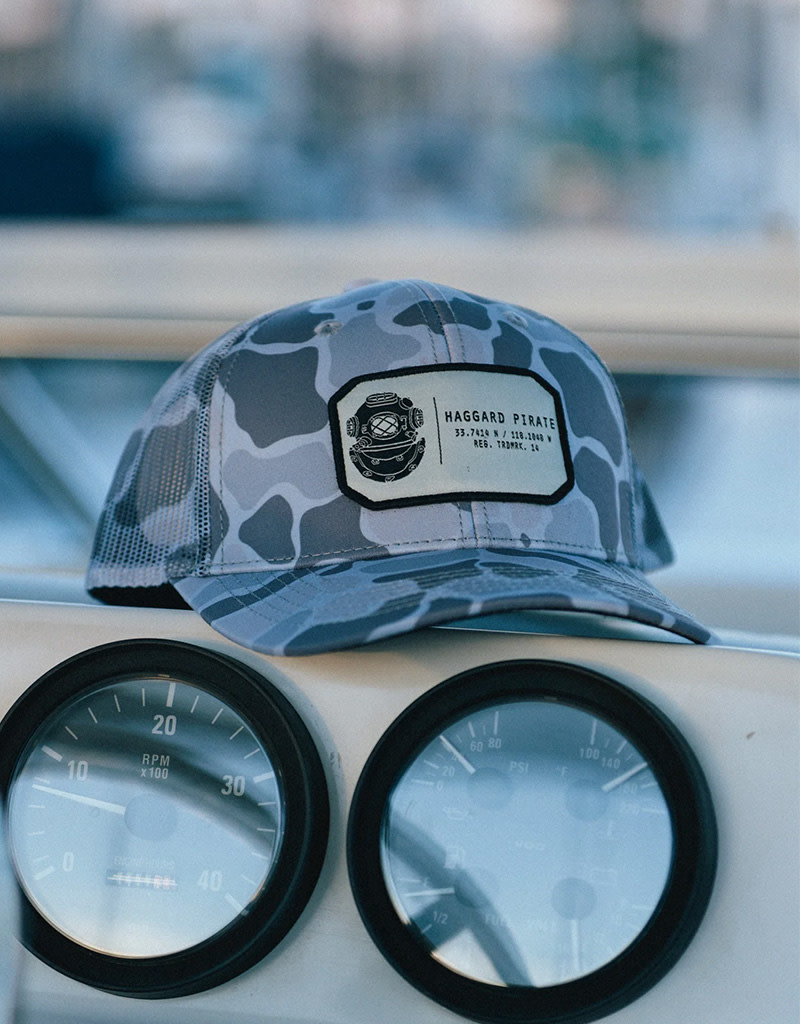 Haggard Pirate Haggard Pirate Divers Code Retro Trucker Hat